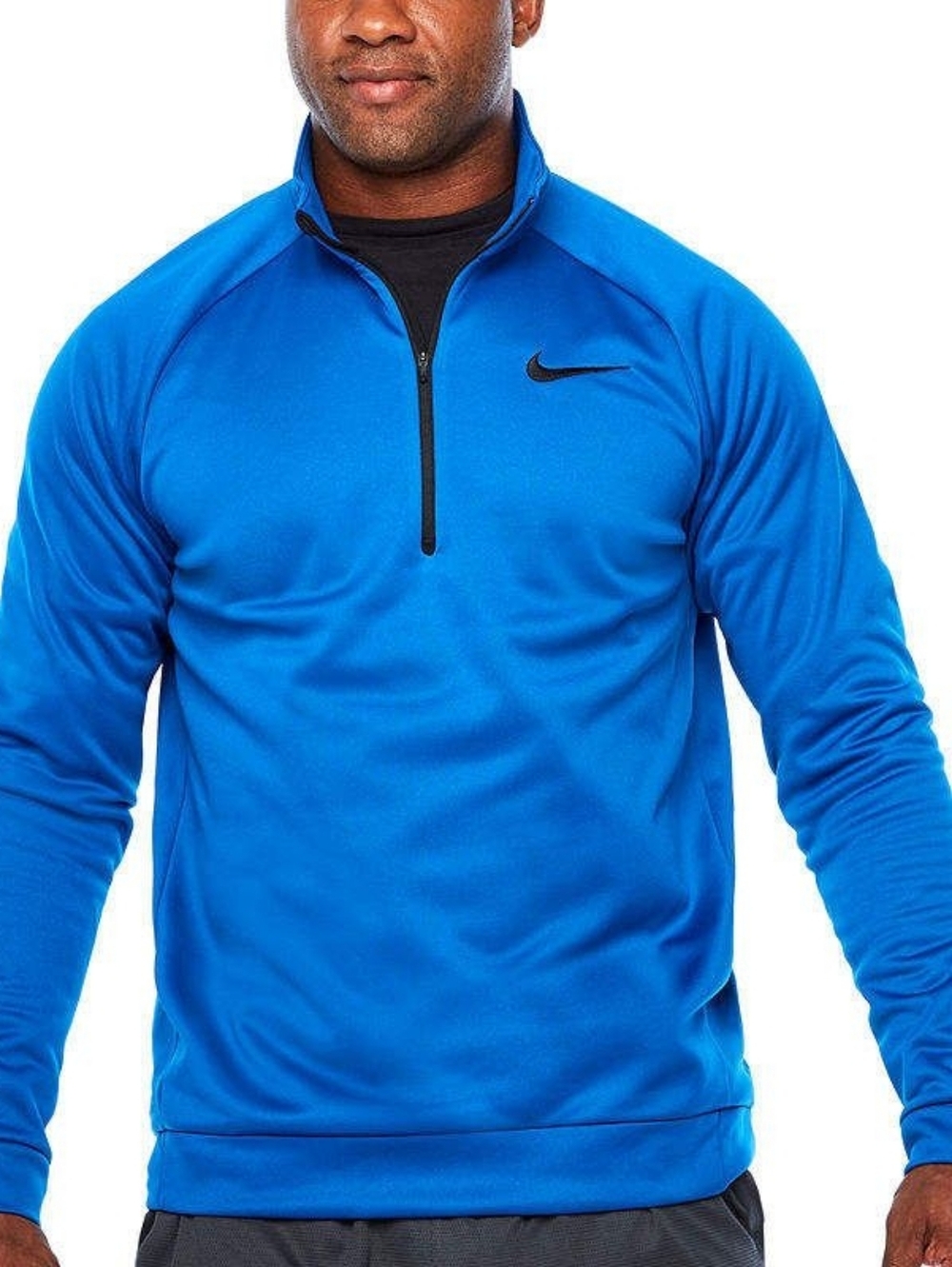 Nike Men’s Royal Blue Quarter-Zip Dr Fit Performance Jacket Size XL